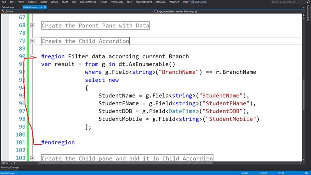 Get the all students